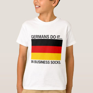 Duitsers Doen Het... In Zakensokken T-shirt