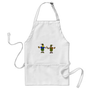Duitsers met Beer en Sausages Apron Standaard Schort