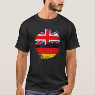  Duitsers met Britse vlag Duitsland T-shirt