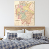 Duitsland 15 canvas afdruk (Insitu (Slaapkamer))