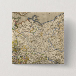 Duitsland 15 vierkante button 5,1 cm