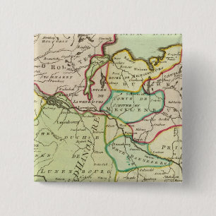 Duitsland 16 vierkante button 5,1 cm
