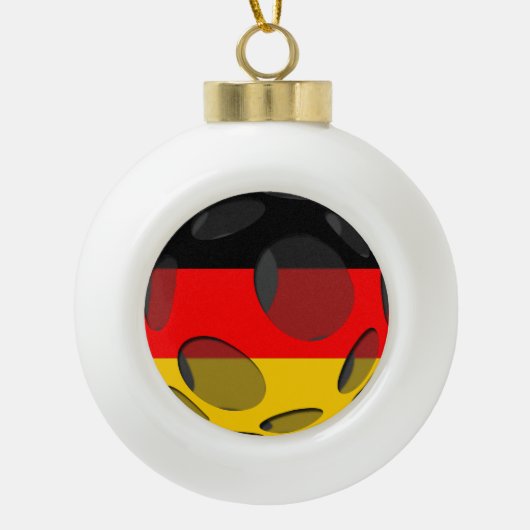 Duitsland #1 keramische bal ornament (Voorkant)