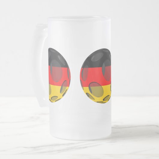 Duitsland #1 matglas bierpul (Voorkant links)