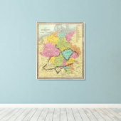 Duitsland 27 canvas afdruk (Insitu (Houten vloer))