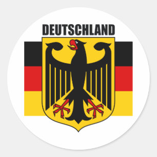 Duitsland 2 ronde sticker
