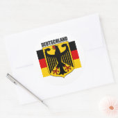 Duitsland 2 ronde sticker (Envelop)