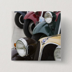 Duitsland, Bayern-Beieren, München. BMW Welt Car 5 Vierkante Button 5,1 Cm