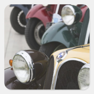 Duitsland, Bayern-Beieren, München. BMW Welt Car  Vierkante Sticker