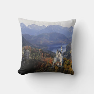 Duitsland, Beieren, Neuschwanstein Castle. Kussen