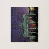 Duitsland, Berlijn. Brandenburger Gate 's nachts. Legpuzzel (Verticaal)