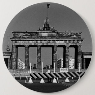  Duitsland Berlijn Brandenburgse poort 1970 Ronde Button 6,0 Cm