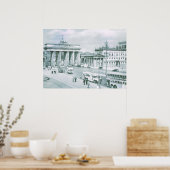  Duitsland, Berlijn, Brandenburgse poort Poster (Keuken)