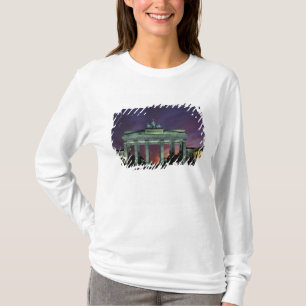 Duitsland, Berlijn. Brandenburgse Poort 's nachts. T-shirt