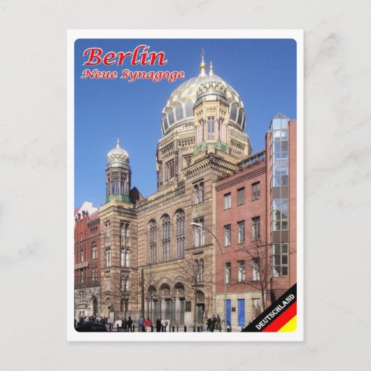 Duitsland - Berlijn - Synagogue - Briefkaart (Voorkant)