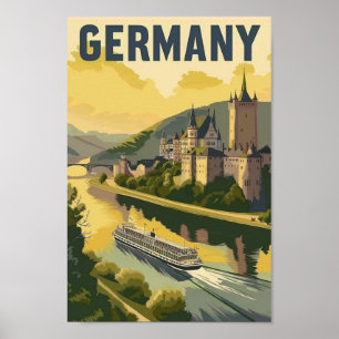 Duitsland Castle  bekende reisplaats Poster