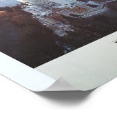 Duitsland Castle in de bergen Poster (Hoek)