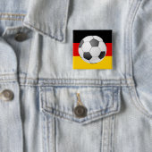Duitsland Champions 2014 Vierkante Button 5,1 Cm (In situ)