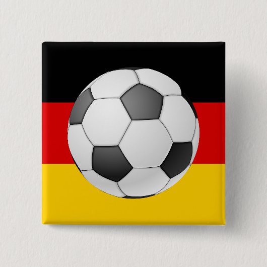 Duitsland Champions 2014 Vierkante Button 5,1 Cm (Voorkant)