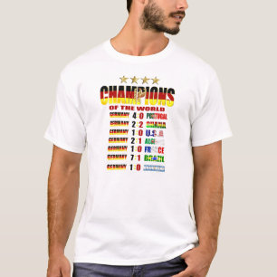 Duitsland Champions of the World Road to Victory T-shirt