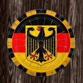 Duitsland dartboard en Duitse vlag/spelraad Dartbord
