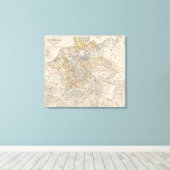 Duitsland destijds de dertig jaar oude oorlog canvas afdruk (Insitu (Houten vloer))