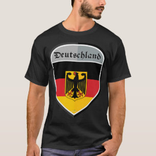 Duitsland Deutschland Duits Deutsch Shield Vlag 0 T-shirt
