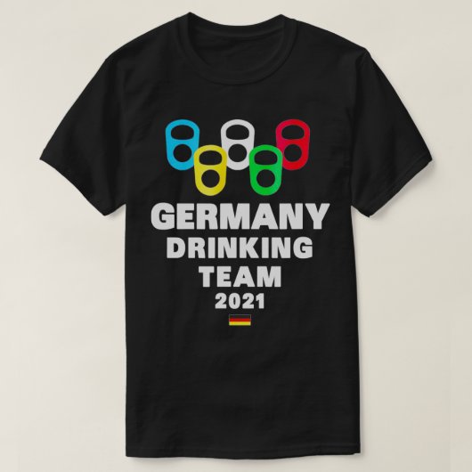 Duitsland Drink team T-shirt (Design voorkant)