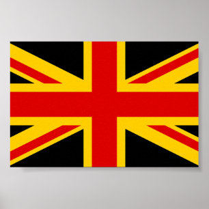 Duitsland Duits Verenigd Koninkrijk Britse vlag Poster