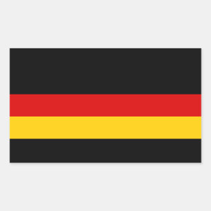 Duitsland - Duitse nationale vlag Rechthoekige Sticker