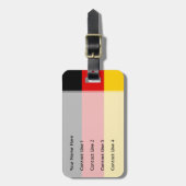 Duitsland - Duitse vlag Bagagelabel (Voorkant verticaal)
