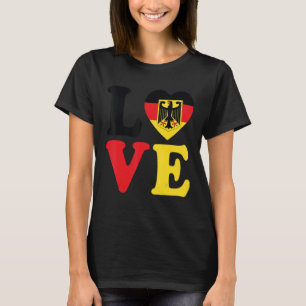 Duitsland Duitse vlag erfgoed voor mannen vrouwen T-shirt