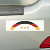 Duitsland/Duitsland Bumpersticker (Op auto)