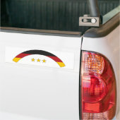 Duitsland/Duitsland Bumpersticker (Op Truck)