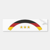 Duitsland/Duitsland Bumpersticker (Voorkant)