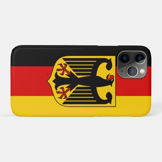 duitsland embleem Case-Mate iPhone case (Achterkant (horizontaal))