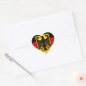 duitsland embleem hart sticker (Envelop)