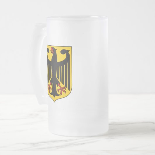 duitsland embleem matglas bierpul (Voorkant links)