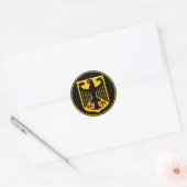 duitsland embleem ronde sticker (Envelop)