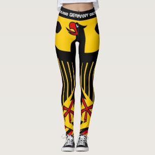 Duitsland en Duitse mode van de vlag, fan van reiz Leggings