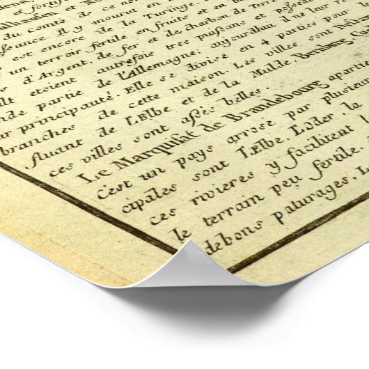 Duitsland en Polen Poster (Hoek)