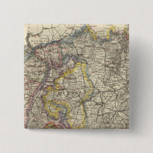 Duitsland en Zwitserland Vierkante Button 5,1 Cm