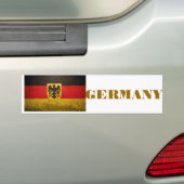 DUITSLAND FLAG BUMPERSTICKER (Op auto)