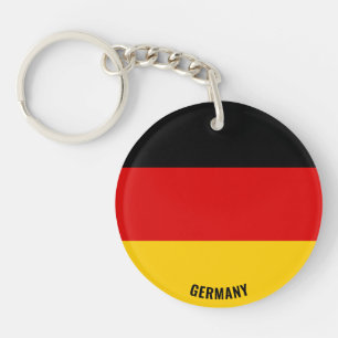 Duitsland Flag Charming Patriotic Sleutelhanger