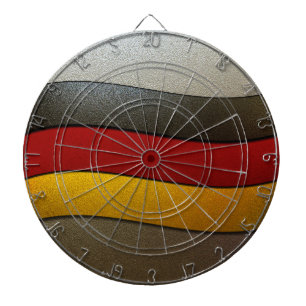 Duitsland Flag Colors-Chrome door Shirley Taylor Dartbord
