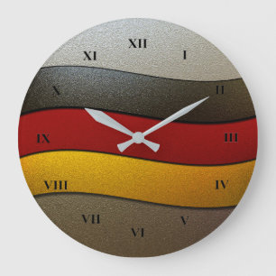 Duitsland Flag Colors-Chrome door Shirley Taylor Grote Klok