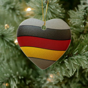 Duitsland Flag Colors-Chrome door Shirley Taylor Keramisch Ornament