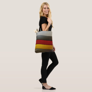 Duitsland Flag Colors-Chrome door Shirley Taylor Tote Bag