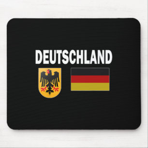 Duitsland: Flag Deutschland Love Gift Muismat