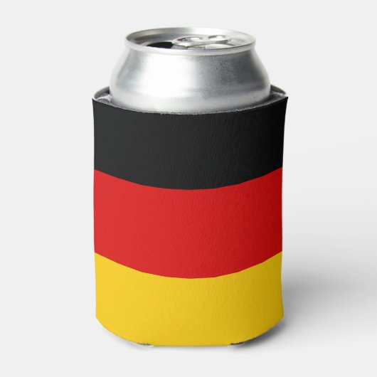 Duitsland Flag Deutschland Patriotic German Blikjeskoeler (Blikje Voorkant)
